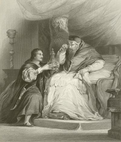 チェリーニと教皇へようこそ 作： David Wilkie