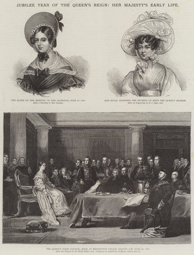 女王の治世、女王陛下の生い立ちのジュビリー年 作： David Wilkie