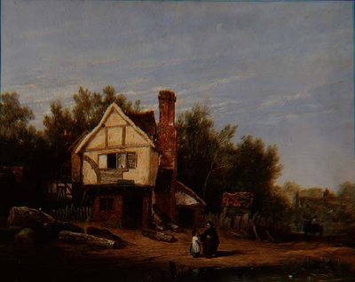 コテージのある風景 作： David Wilkie