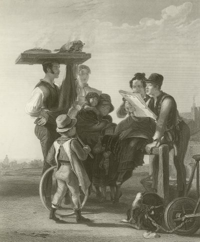 ニュースを読む 作： David Wilkie