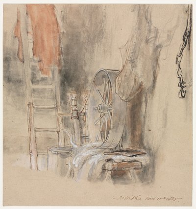 Peep-O-Day Boys Cabin、for the West of Ireland The Sleeping Whiteboy、1835の調査 作： David Wilkie