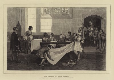 アン・ブーリンの逮捕 作： David Wilkie