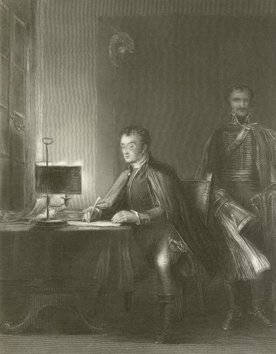 ウェリントン公爵の派遣先の執筆 作： David Wilkie