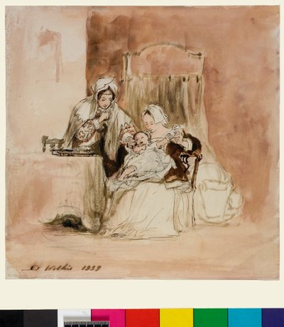 祖母の訪問 作： David Wilkie