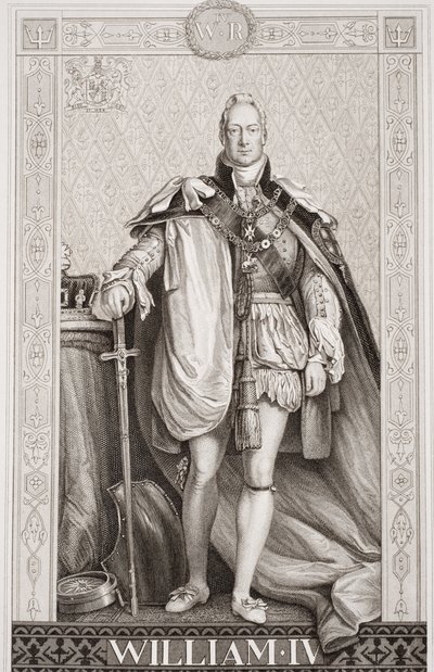 「英語とスコットランドの歴史のイラスト」第II巻のウィリアムIV（1765〜1837年） 作： David Wilkie