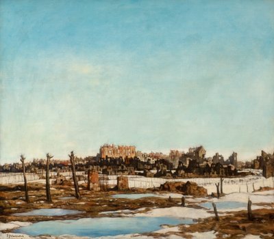 Bailleul, c.1918 (油彩・キャンバス) 作： David Young Cameron