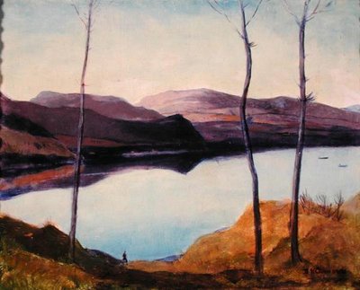 ネス湖、1910年頃 作： David Young Cameron