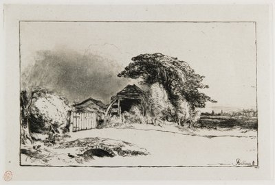 アン女王の門、1899年 作： David Young Cameron
