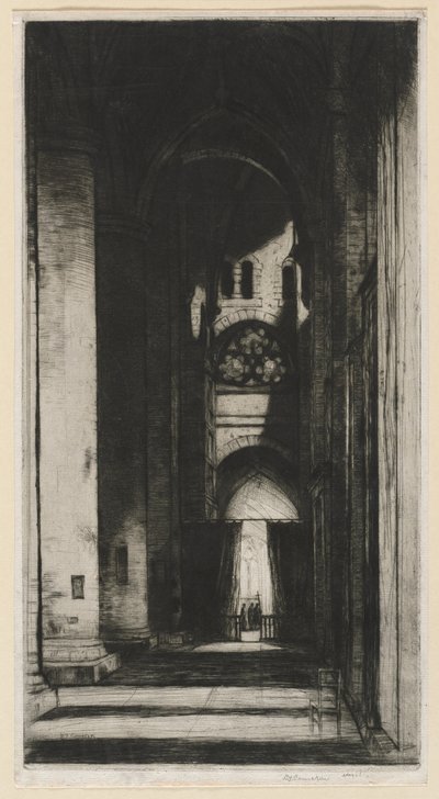 テュークスベリー修道院 作： David Young Cameron