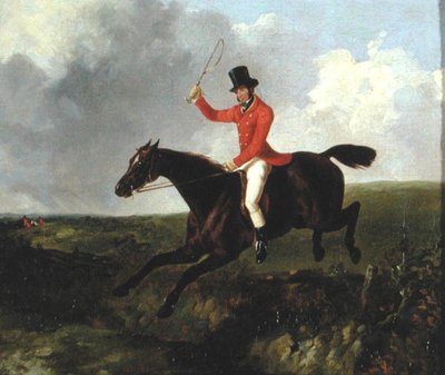 ロバート・ギルバート「ヨークハウンドのマスター」（油彩・キャンバス） 作： David of York Dalby