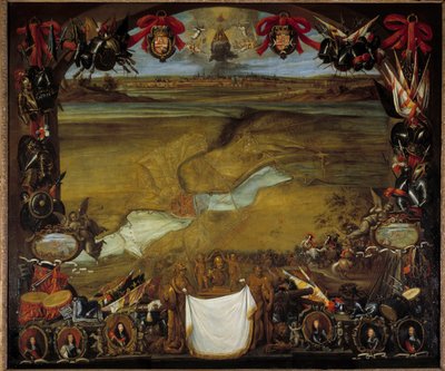 ヴァランシエンヌは、テュレンヌ子爵アンリ・ド・ラ・トゥール・ドーヴェルニュ（1611-1675）が指揮するフランス軍に包囲された。 ラ・フェルテの牧童は、オーストリアのドン・ファンとグランド・コンデ（ブルボン家の王子ルイ2世）のスペイン人に救出された（ブルボン・コンデ 作： David the Younger (studio of) Teniers