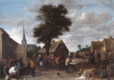 フレミッシュ ビレッジ フェスティバル 作： David Teniers the Younger
