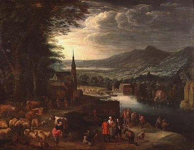 広大な山の風景 作： David Teniers the Younger