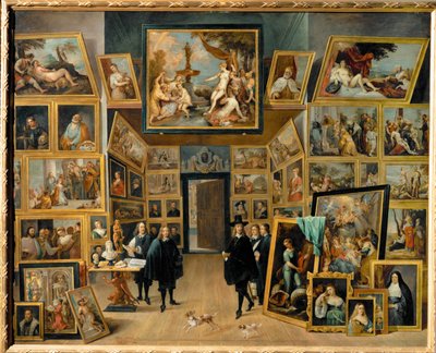 ブリュッセルの写真ギャラリーに飾られたレオポルト・ウィルヘルム大公 作： David the Younger Teniers