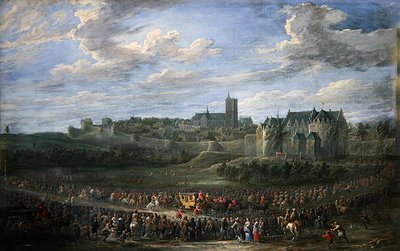 ブリュッセルへの王女の入場（油彩・キャンバス） 作： David Teniers the Younger