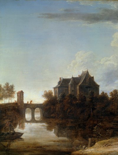 オランダ・ペルクのテニアス城 ダヴィッド・テニアス2世・ル・ジューン（1610-1690）の絵画 17世紀 作： David Teniers the Younger