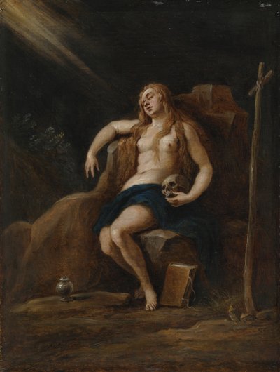 ヤコポパルマ後の荒野のメアリーマグダレン、Il Giovane 作： David Teniers the Younger