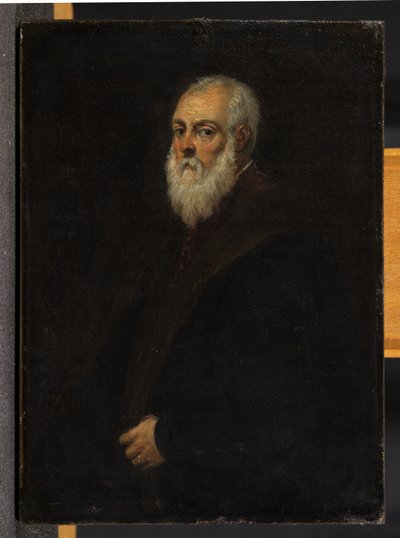 ヤコポティントレット後のひげを生やした男の肖像 作： David Teniers the Younger