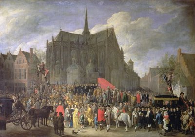 鳥の射撃、1652 作： David Teniers the Younger