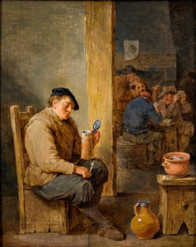 空のマグカップ 作： David the Younger Teniers