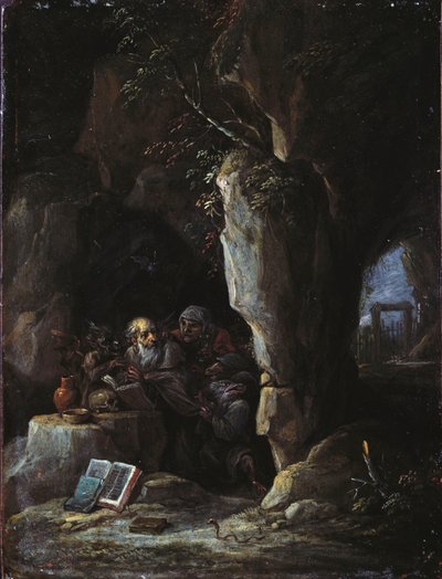 聖アントニウスの誘惑 作： David Teniers the Younger