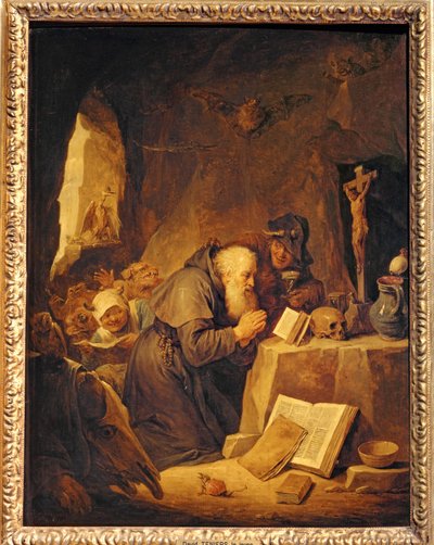 聖アンソニーの誘惑... 作： David the Younger Teniers