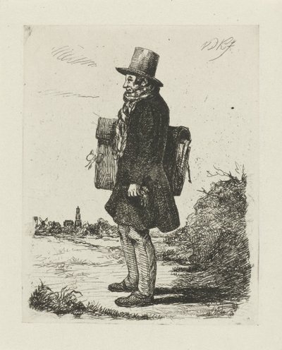Hermanus Jan Hendrik Rijkelijkhuizenの肖像 作： David van der Kellen