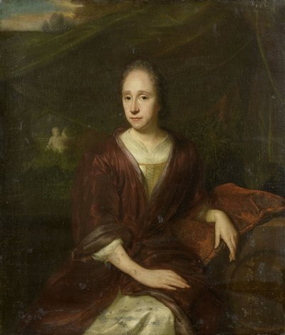 マルガレータ ネリス (1652-17050、カスパラス コンメリンの 2 番目の妻) の肖像画。 作： David van der Plas