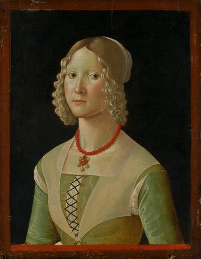 セルヴァッジャサセッティ、1470年生まれ。 1487-88。 作： Davide Ghirlandaio