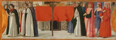 聖ゼノビウスの埋葬、ca。 1479年。 作： Davide Ghirlandaio