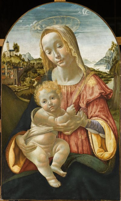 聖母子、約1487-1488 作： Davide Ghirlandaio