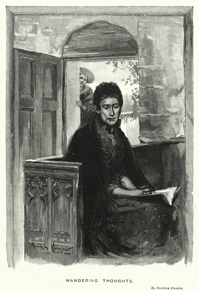 Wandering Thoughts (Engraving) 作： Davidson Knowles