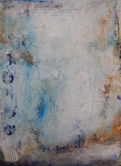 質感のあるブルーの色合い 作： Deb Chaney