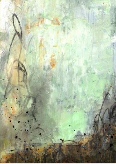 静謐な緑の霞 作： Deb Chaney