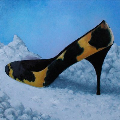 ハイヒール, 2008 （キャンバスに油彩） 作： Deborah Stevenson