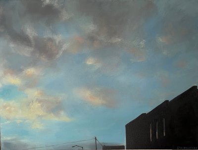 トワイライト・ウィンドウズ、2008年（絵画） 作： Deborah Stevenson