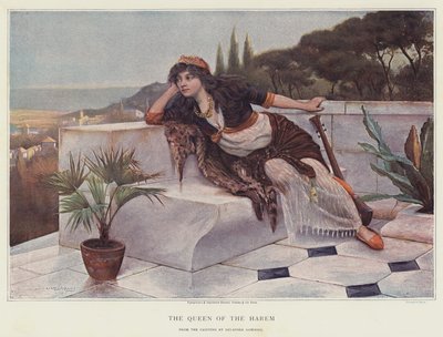 ハーレムの女王（chromolitho） 作： Delapoer Downing