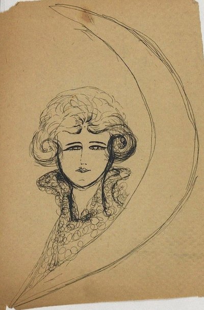 自画像 作： Delcourt