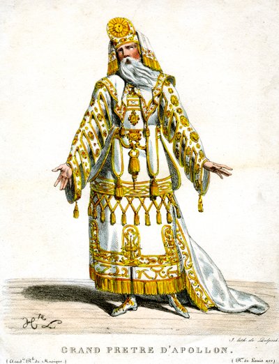 アポロ大司祭、c1820-1830。 作： Delpech
