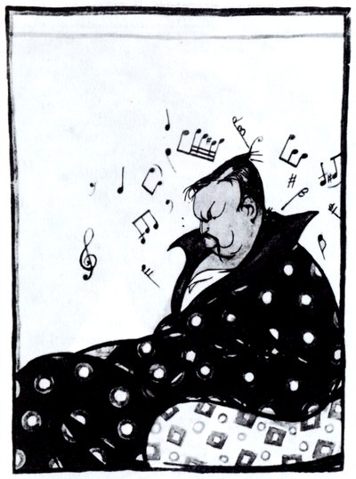 作曲家アレクサンドル・グラズノフ1865-1936、1915 作： Deni
