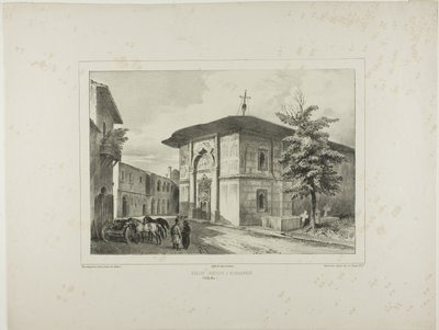 ギリシャ教会、ブカレスト、ワラキア、1837年7月15日 作： Denis Auguste Marie Raffet