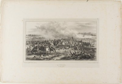 ルッツェン、1813 年 5 月 2 日 作： Denis Auguste Marie Raffet