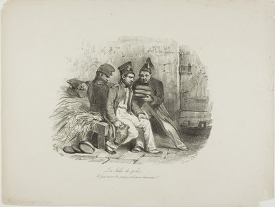 軍事刑務所 作： Denis Auguste Marie Raffet