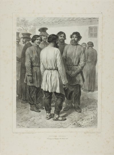 ロシア農民 作： Denis Auguste Marie Raffet