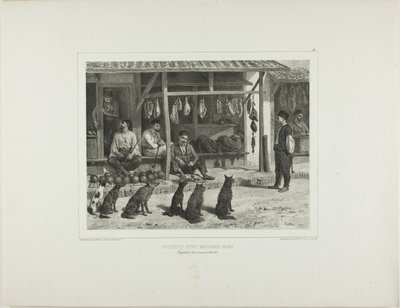 肉屋とその他のタルタル商人 作： Denis Auguste Marie Raffet