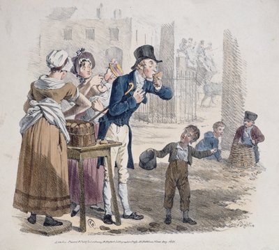 ベイクドポテトセラー、1821 作： Denis Dighton