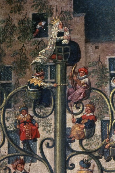 1615年5月31日、ブリュッセルOmmeganckのイザベラ大公の勝利、1615年、ジェシーの幹の車の詳細（75629の詳細） 作： Denys van Alsloot