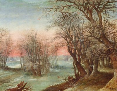 冬の風景、1610 作： Denys van Alsloot