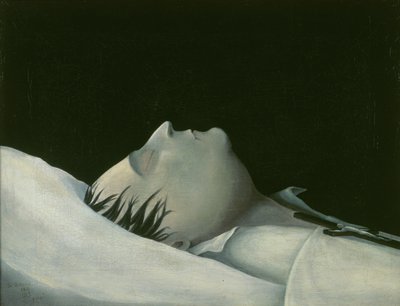 セントヘレナの死床にいるナポレオン、1821年 作： Denzil O. Ibbetson