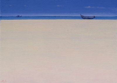 プヴァル、ケララ州の漁船 作： Derek Hare